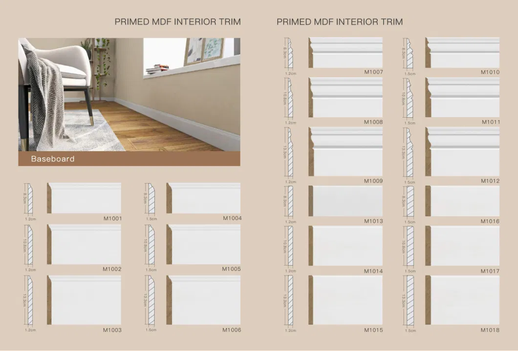 Stable Quality Light Weight Pine Crown Moulding