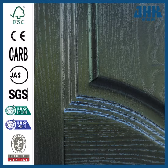 Porte moulée en mélamine composite haute brillance de porte d'hôtel Jhk HDF
